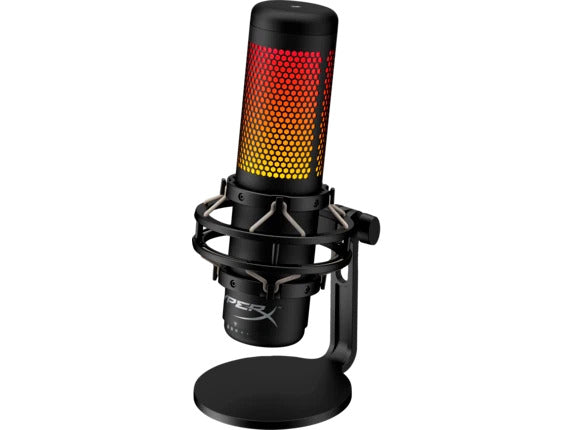 HyperX QuadCast S - USB Microphone (Black-Grey) - RGB Lighting