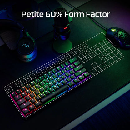 HyperX Alloy Origins 60 - Mechanical Gaming Keyboard - HX Red (US Layout)