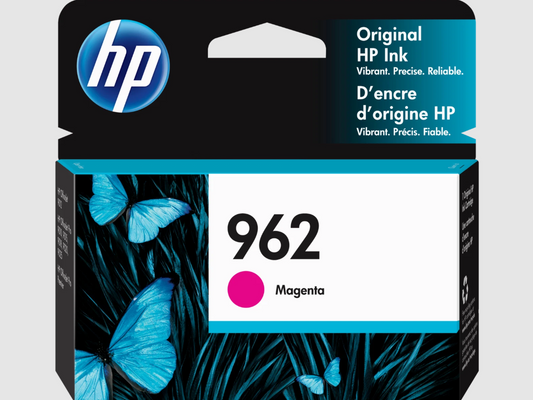 HP 962 Magenta Original Ink Cartridge, ~700 pages, 3HZ97AN#140