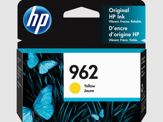 HP 962 Yellow Original Ink Cartridge, ~700 pages, 3HZ98AN#140