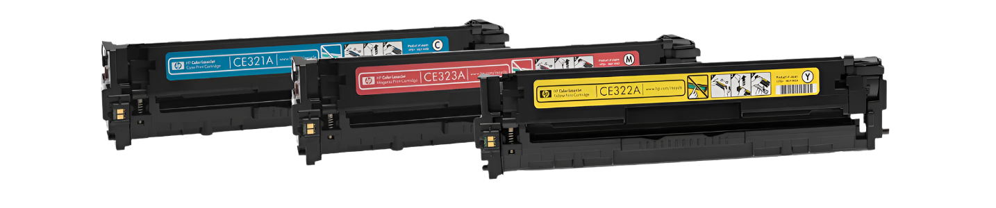 HP 128A Magenta Original LaserJet Toner Cartridge, ~1,300 pages, CE323A