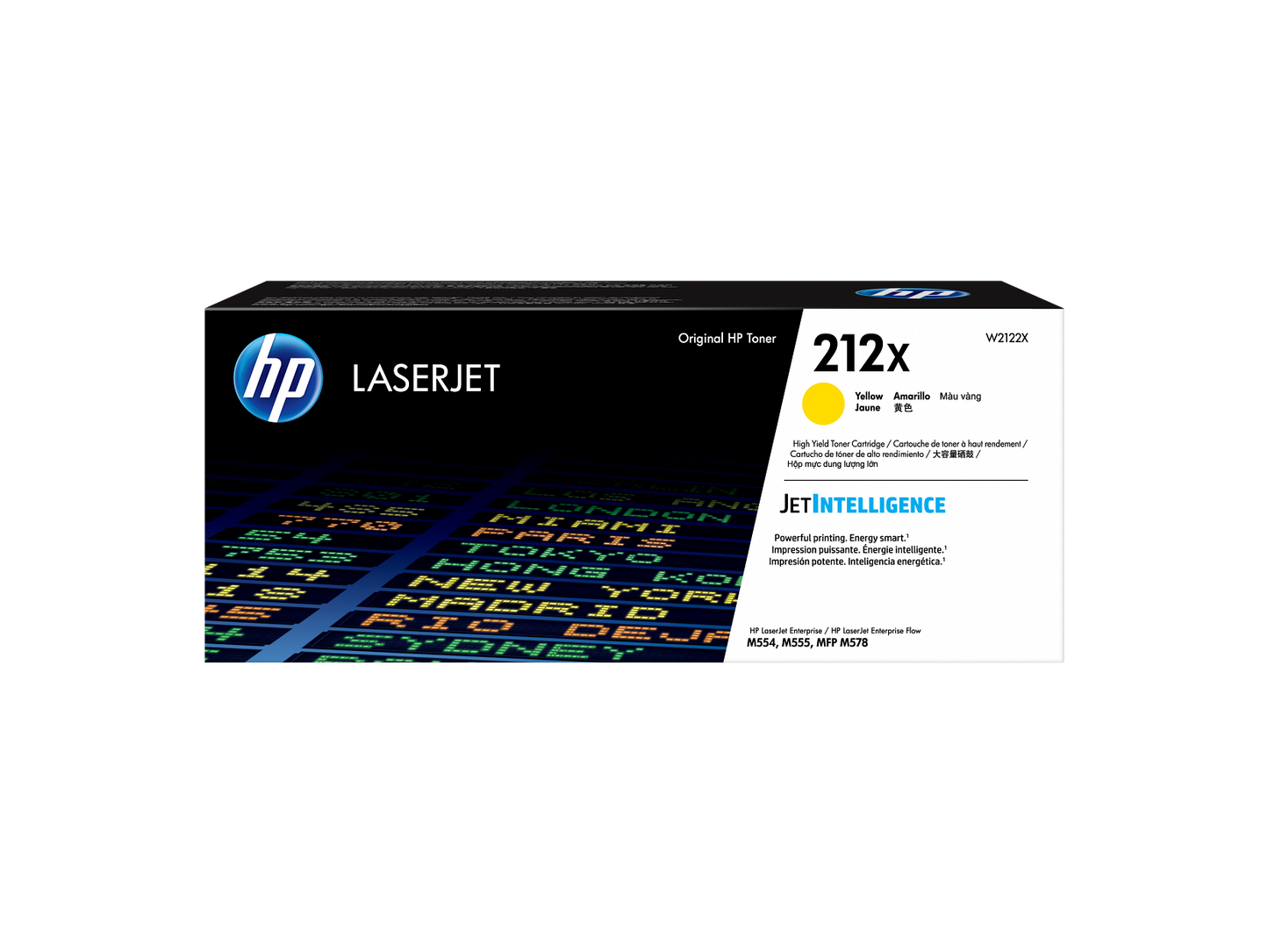 HP 212X High Yield Yellow Original LaserJet Toner Cartridge, ~10,000 pages,