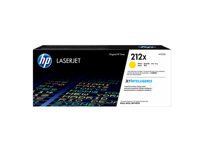 HP 212X High Yield Yellow Original LaserJet Toner Cartridge, ~10,000 pages,