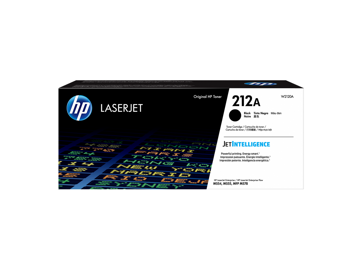 HP 212A Black Original LaserJet Toner Cartridge, ~5,500 pages, W2120A