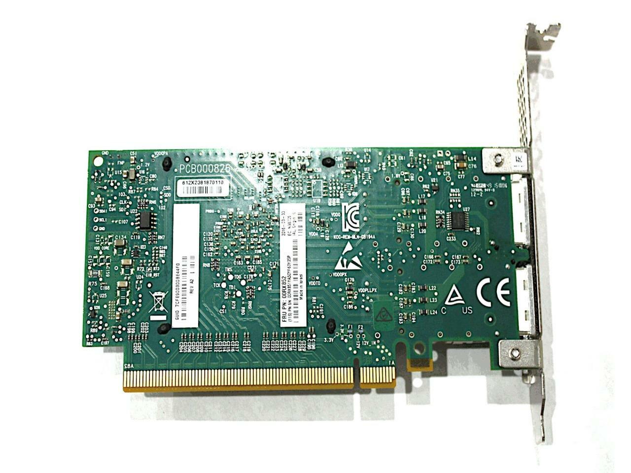 IBM EC33 2-Port 56Gb QSFP FDR IB PCIe Adapter - 00RX852 - Mellanox Connect-IB