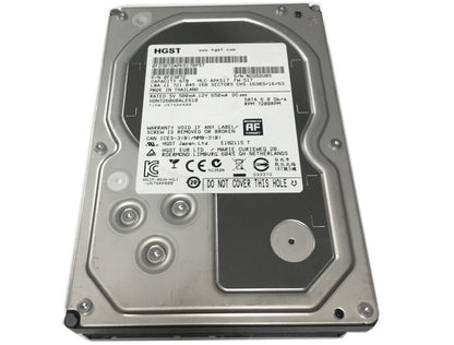 HGST 6TB 64MB Cache 7200RPM SATA 6.0Gb/s 3.5" NAS Hard Drive - HDN726060ALE610