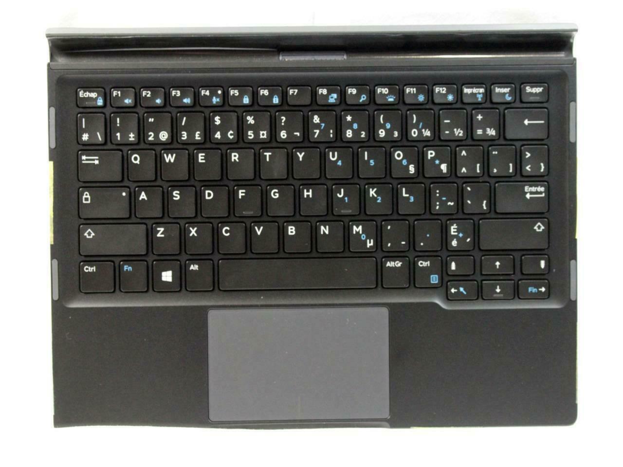 K18A Dell XPS 9250 Latitude 7275 5YH5R Docking Case Tablet Keyboard 7TCC3 3GK4N