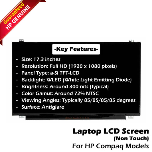 HP replacement 798926-011 LCD Screen Matte FHD 17.3" Display 1920x1080