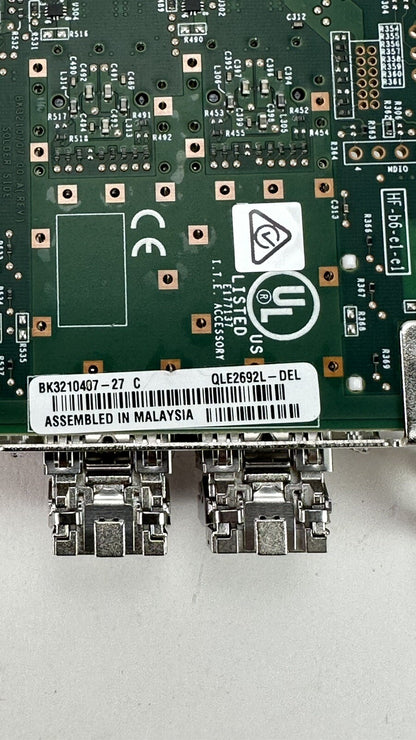 Dell QLogic QLE2692 Dual Port Fibre Channel 16Gb PCI-e 3.0 HBA FC LP with SFP+