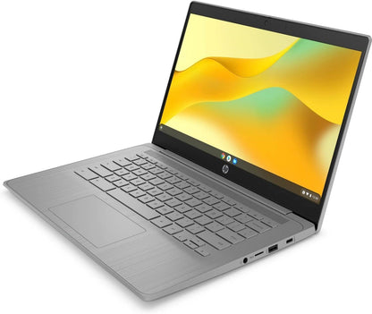 New HP Chromebook 14" HD Quad-Core Celeron N4120 4GB 64GB eMMC Webcam Chrome OS