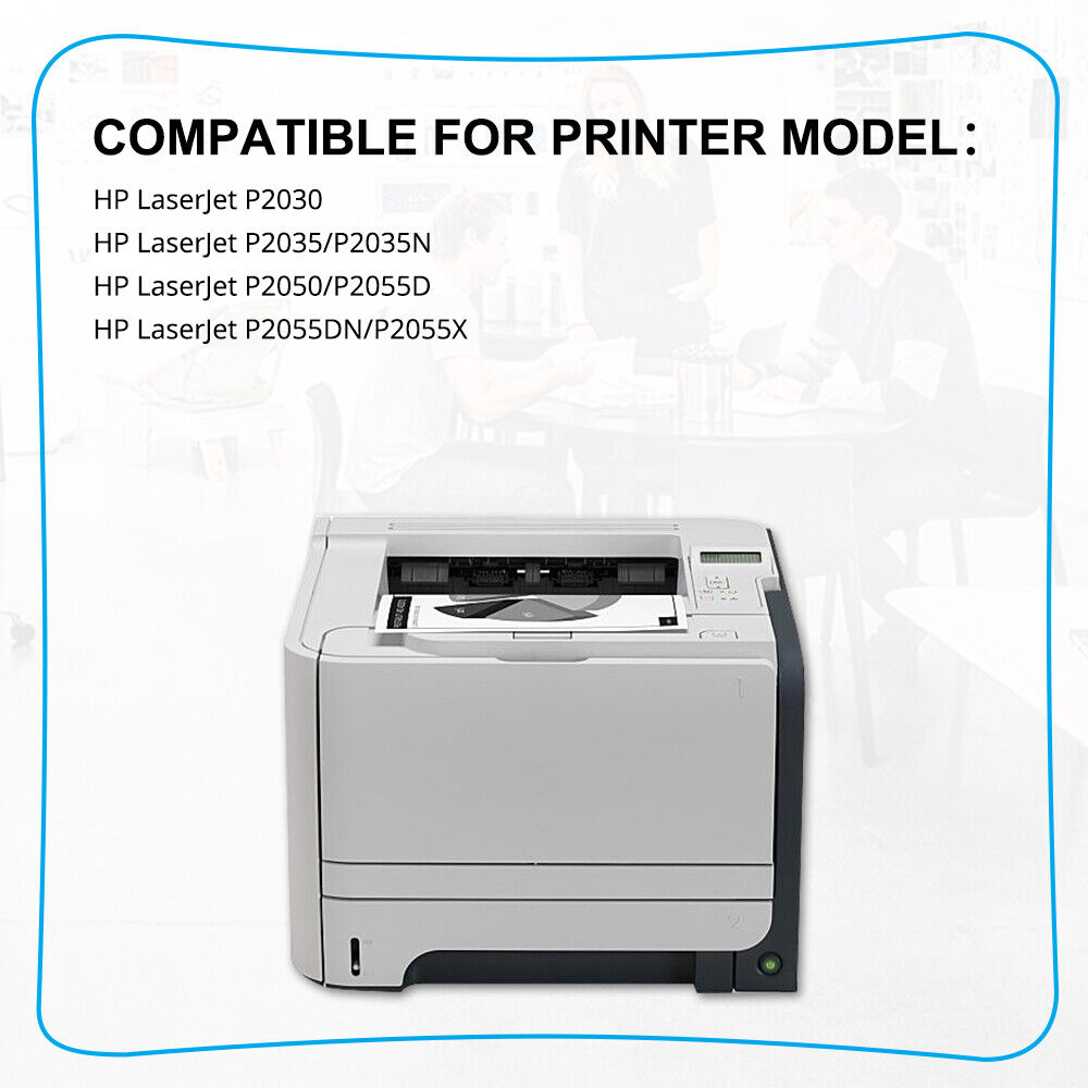 4PK CE505A Toner Cartridge Compatible With HP 05A LaserJet P2035 P2035n P2055dn