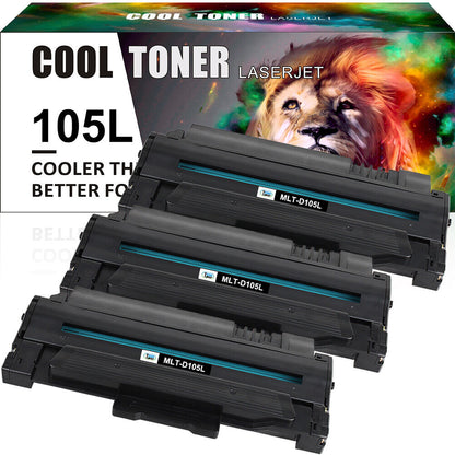 3x MLT-D105L Toner for Samsung ML1915 ML2525 SCX4600 SCX4601 SF650P
