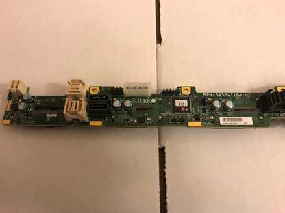 SuperMicro BPN-SAS3-116A-N2 Backplane support 8x2.5" SAS3 HDD & 2x2.5" PCIe NVMe (NOT FOR HOME PC)