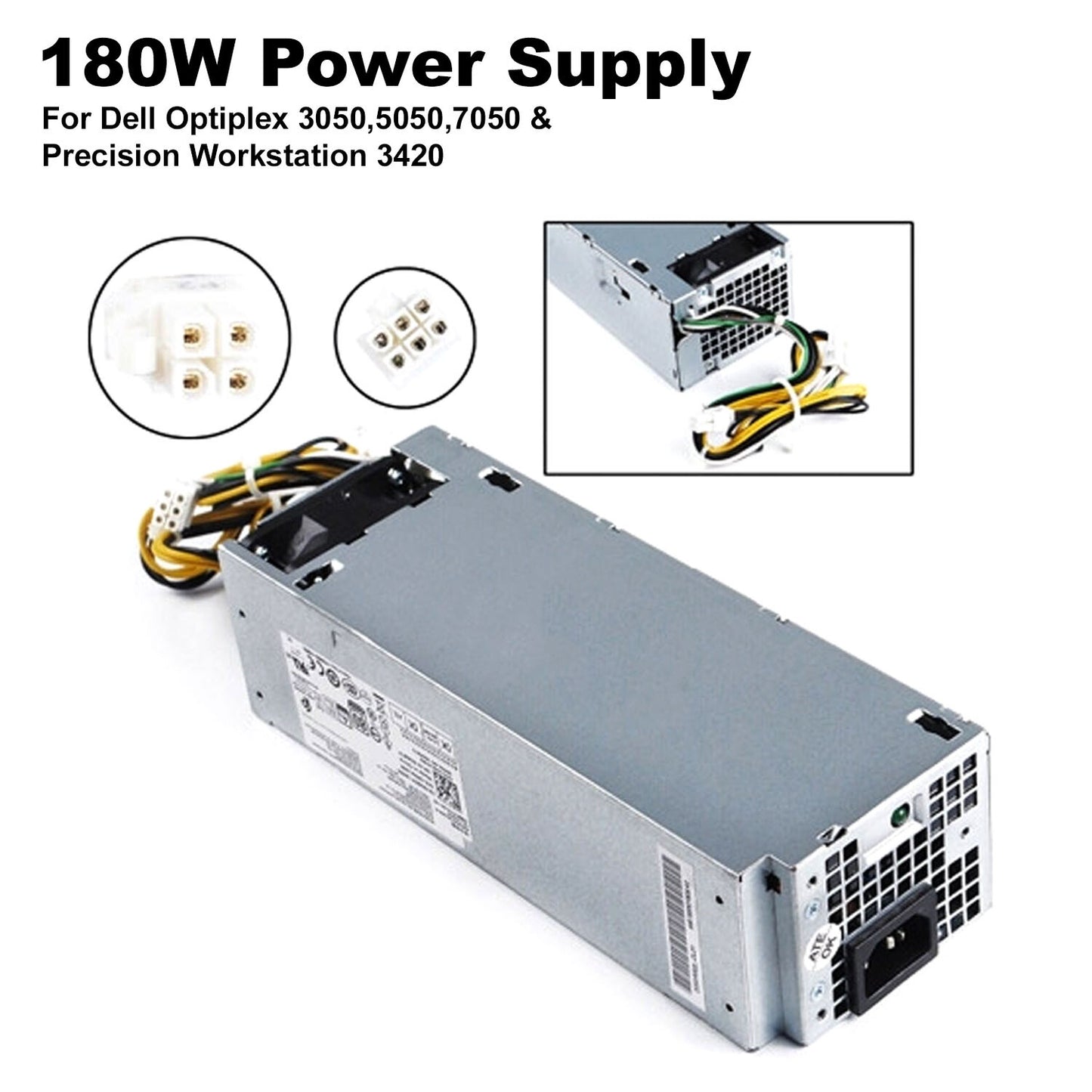 Dell OptiPlex 3050 5050 7050 SFF Small Form Factor 180 Watt Power Supply WWM46