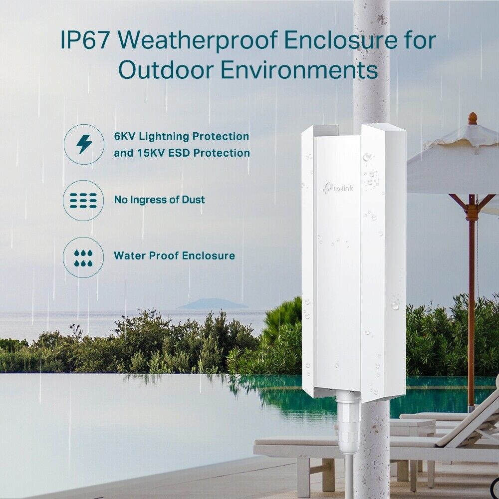 TP-Link EAP610-Outdoor | AX1800 Wireless Indoor / Outdoor Wi-Fi 6 Access Point