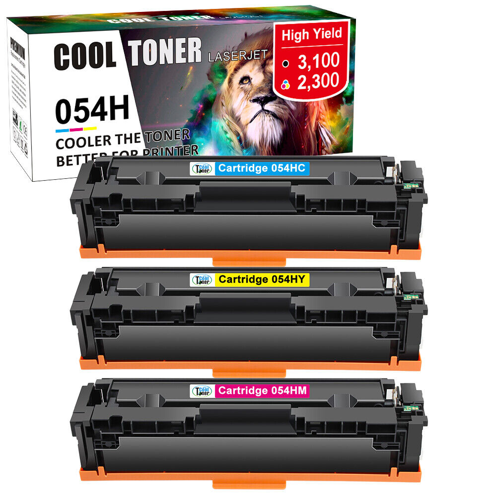 3 XL 054H Toner Compatible for Canon CRG 054 MF641cw MF642cdw MF644cdw LBP622cdw