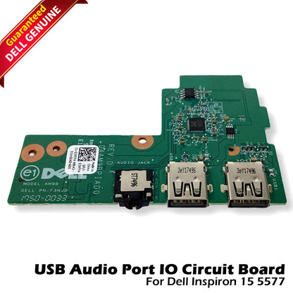 Genuine Dell Inspiron 15 5577 USB Audio Port IO Circuit Board 3VFY4 03VFY4 088NC
