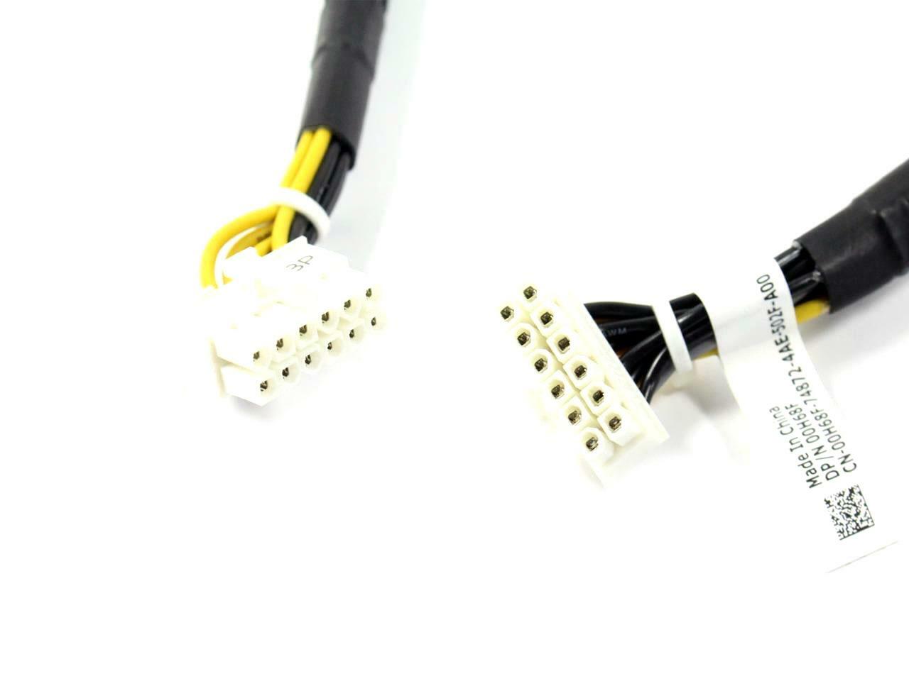 Lot x 5 Dell PowerEdge T620 server 3.5-inch Hard Disk Drive Power Cable 0H68F