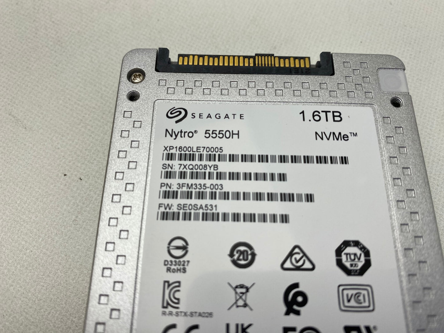 New 1.6TB Seagate Nytro 5550H PCI-E Gen4 4 Nvme 2.5" SSD XP1600LE70005