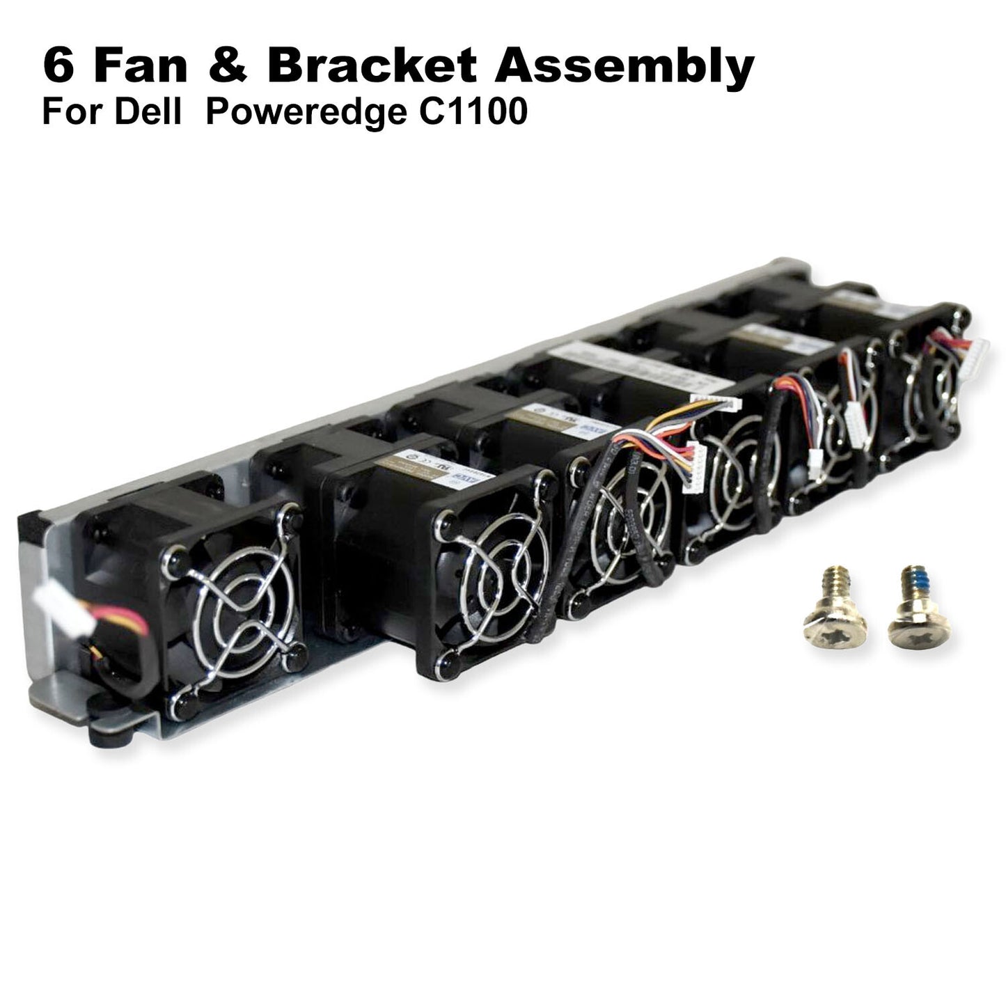 Lot of 10Dell PowerEdge C1100 Server Cooling Fan & Bracket Assembly 80R44