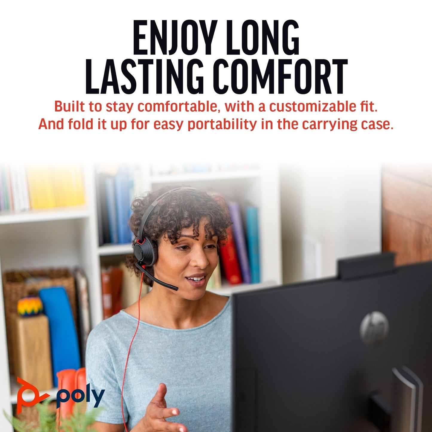 Poly Blackwire 5220 Stereo USB-C Headset +3.5mm Plug +USB-C/A Adapter