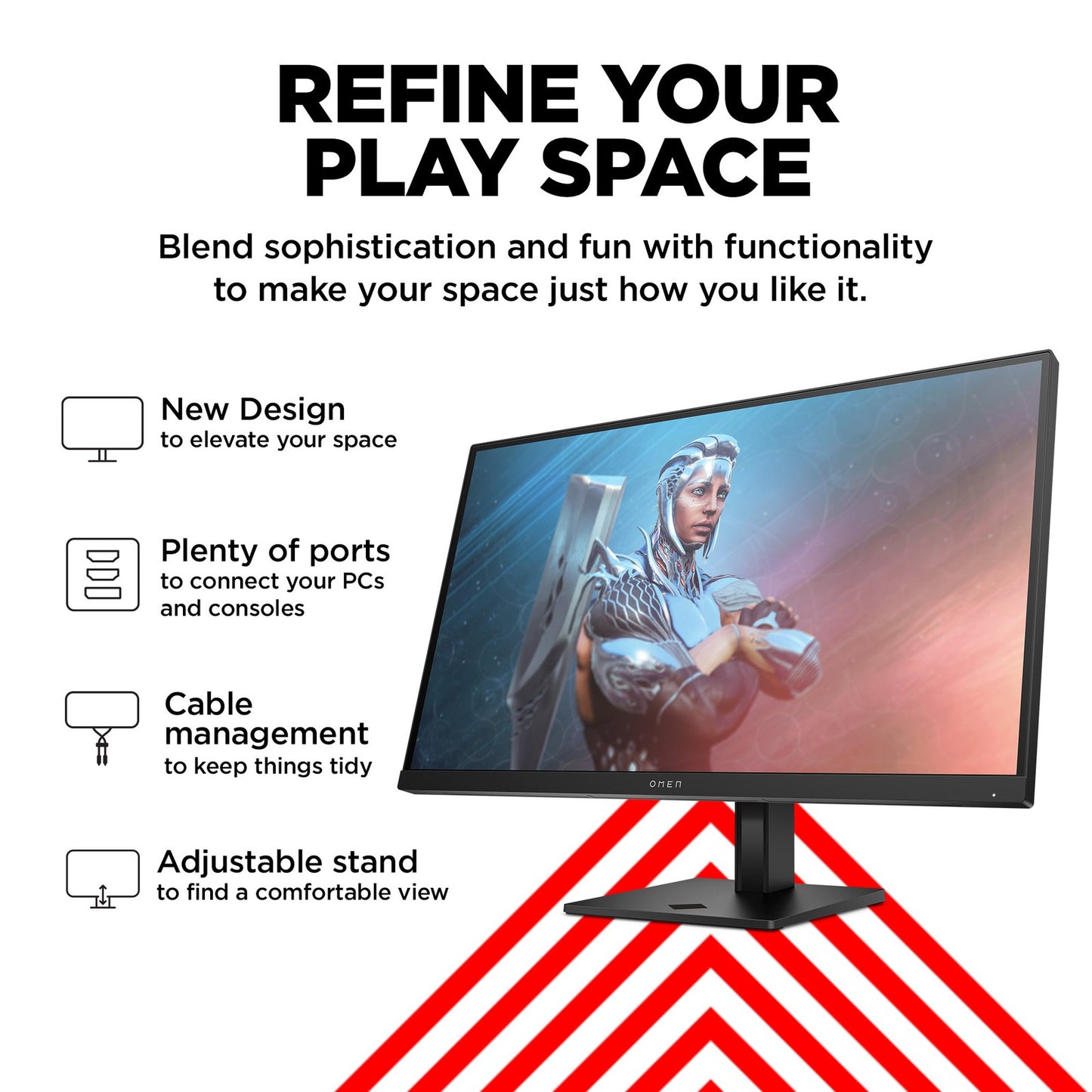 OMEN by HP 27 inch FHD 165Hz Gaming Monitor - OMEN 27 27" FHD (1920 x 1080)