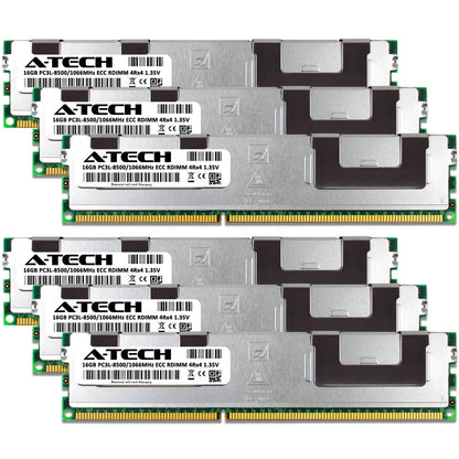 96GB 6x16GB 4Rx4 PC3L-8500R HP ProLiant BL460c G7 DL320 G6 SL390s G7 Memory RAM