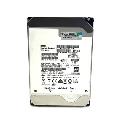 HP 3.5" 8TB 7200RPM 128MB 12Gbps SAS HDD Hard Drive 791394-002 HUH728080AL5204 (NOT FOR HOME PC)