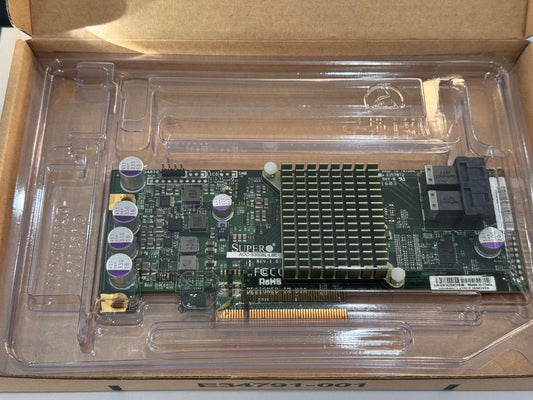Supermicro AOC-S3008L-L8E 12Gbps SAS-3 HBA P16 RAID No Brackets (NOT FOR HOME PC)