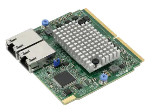 Supermicro AOC-MTG-B2TM SIOM Dual-port 10GbE RJ45 (10GBase-T) based on BCM57416