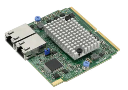 Supermicro AOC-MTG-B2TM SIOM Dual-port 10GbE RJ45 (10GBase-T) based on BCM57416