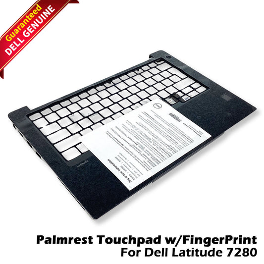 Genuine Dell Latitude E7280 Palmrest & Touchpad W/ Fingerprints VJTNJ 0VJTNJ