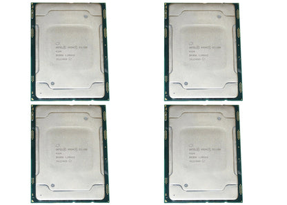 Lot of 4 Intel Xeon Silver 4114 2.20GHz 10-Core LGA3647 CPU Processor SR3GK
