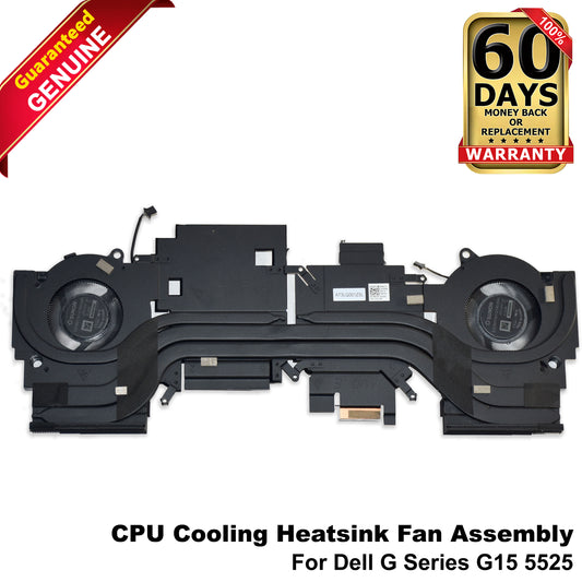 Dell G Series G15 5520 5525 RTX 3060 CPU GPU Heatsink Cooling Fan Assembly XF50C
