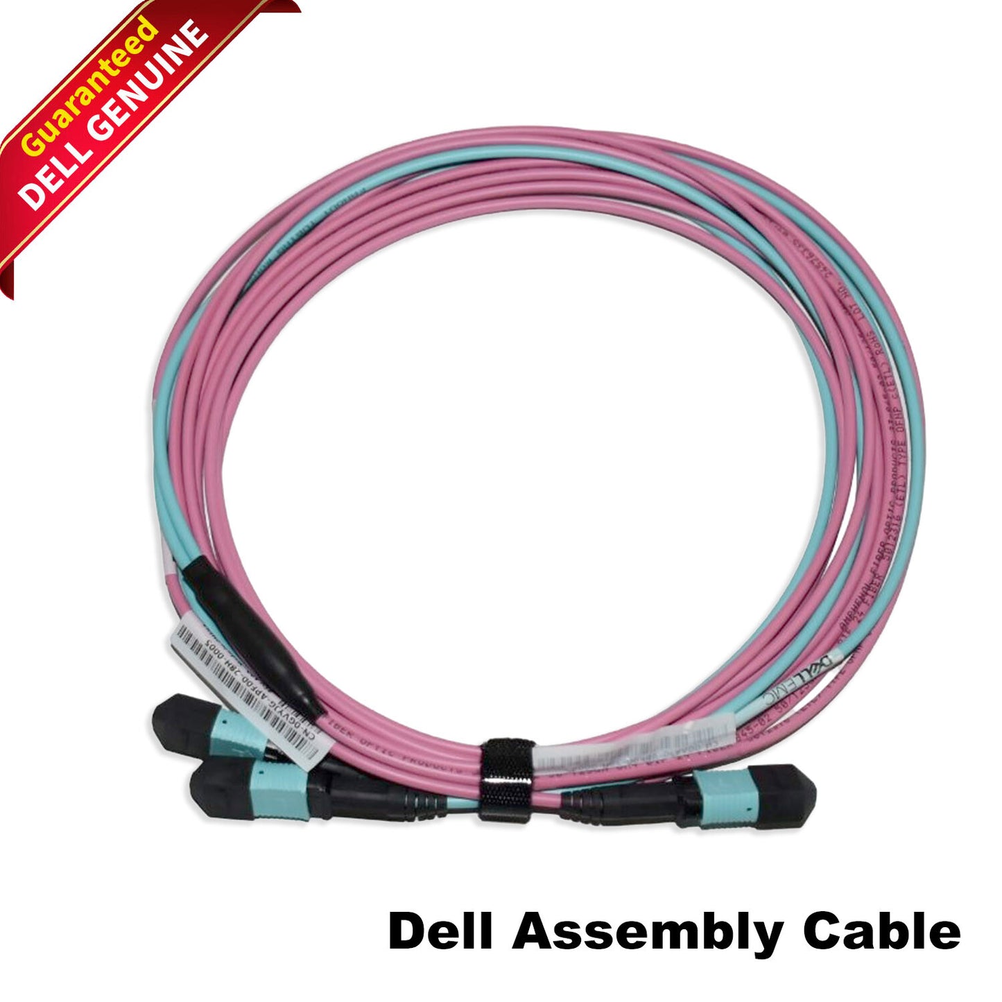 Dell 5M MPO12 OM4 Fiber Optic Cable - High-Speed Data Center 40/100Gbps GVYJG