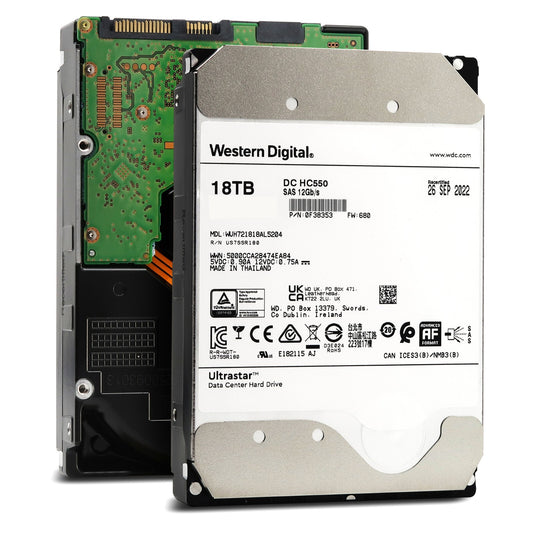 WD Ultrastar DC HC550 18TB SAS 3.5" Enterprise HDD WUH721818AL5204 0F38353 (NOT FOR HOME PC)