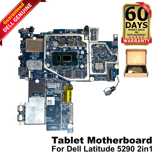 Dell Latitude 5290 2-in-1 Motherboard i7-8650U 16GB RAM LA-F372P 3VWJK