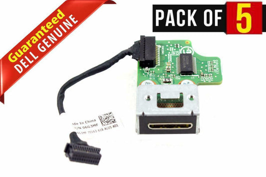 New Lot of 5 Dell H65K6 OptiPlex 3020M 9020M I/O Serial card PS/2 Card WN80W
