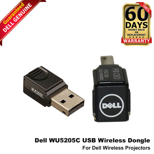New Dell WU5205C Wi-Fi Adapter USB 2.0 Wireless Projector Dongle 2.4GHz YVYD7