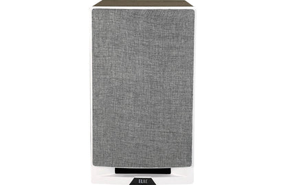Elac UBR62-W 6-1/2? Uni-Fi Reference Bookshelf Speakers - White with Oak (Pair)