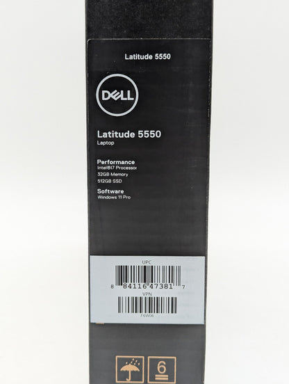 Dell Latitude 5550 15.6" Ultra 7 165U 32GB DDR5 512GB SSD Windows 11