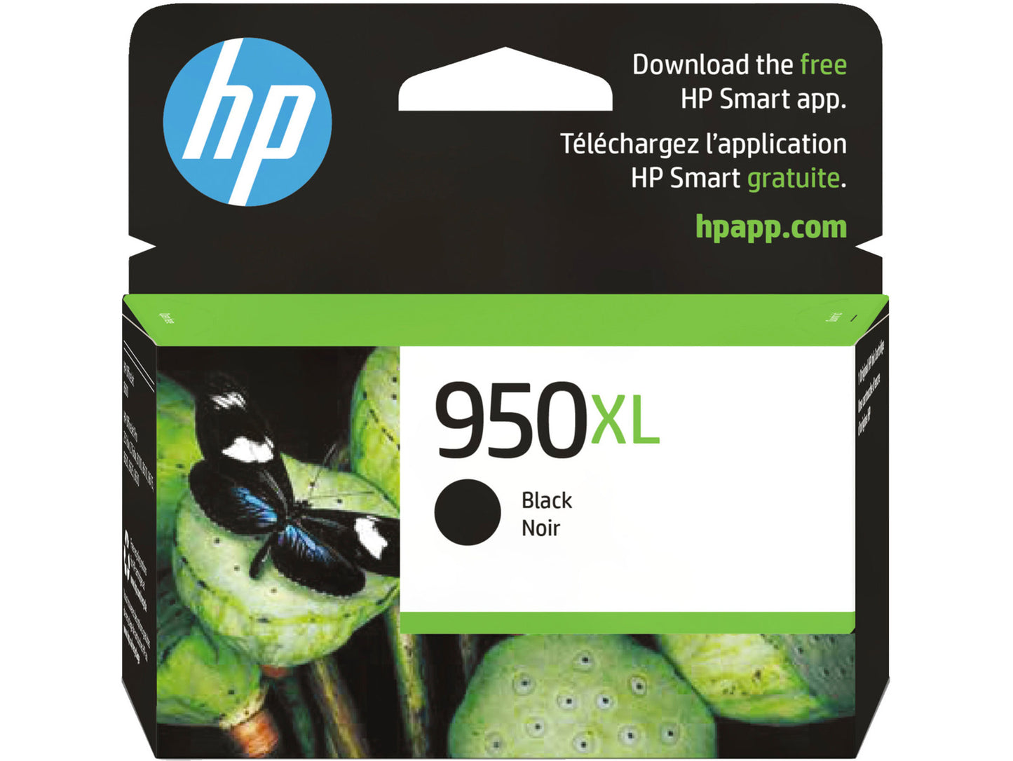 HP 950XL High Yield Black Original Ink Cartridge, ~2,300 pages, CN045AN#140