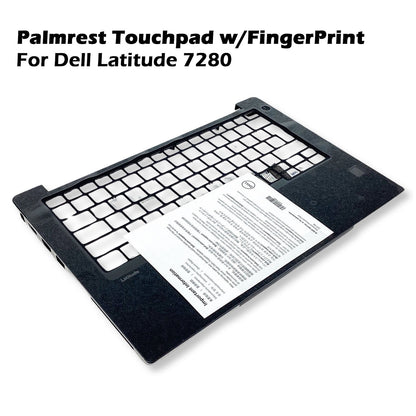 Genuine Dell Latitude E7280 Palmrest & Touchpad W/ Fingerprints VJTNJ 0VJTNJ