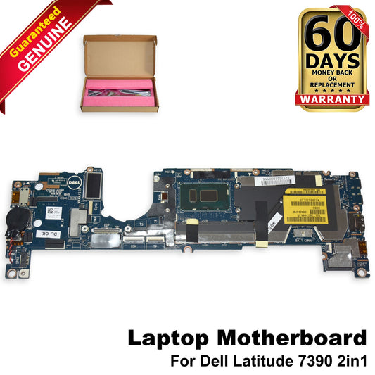 Dell Latitude 7390 2-in-1 Motherboard i7-8650U Quad-Core 16GB RAM LA-F292P 2PK0W