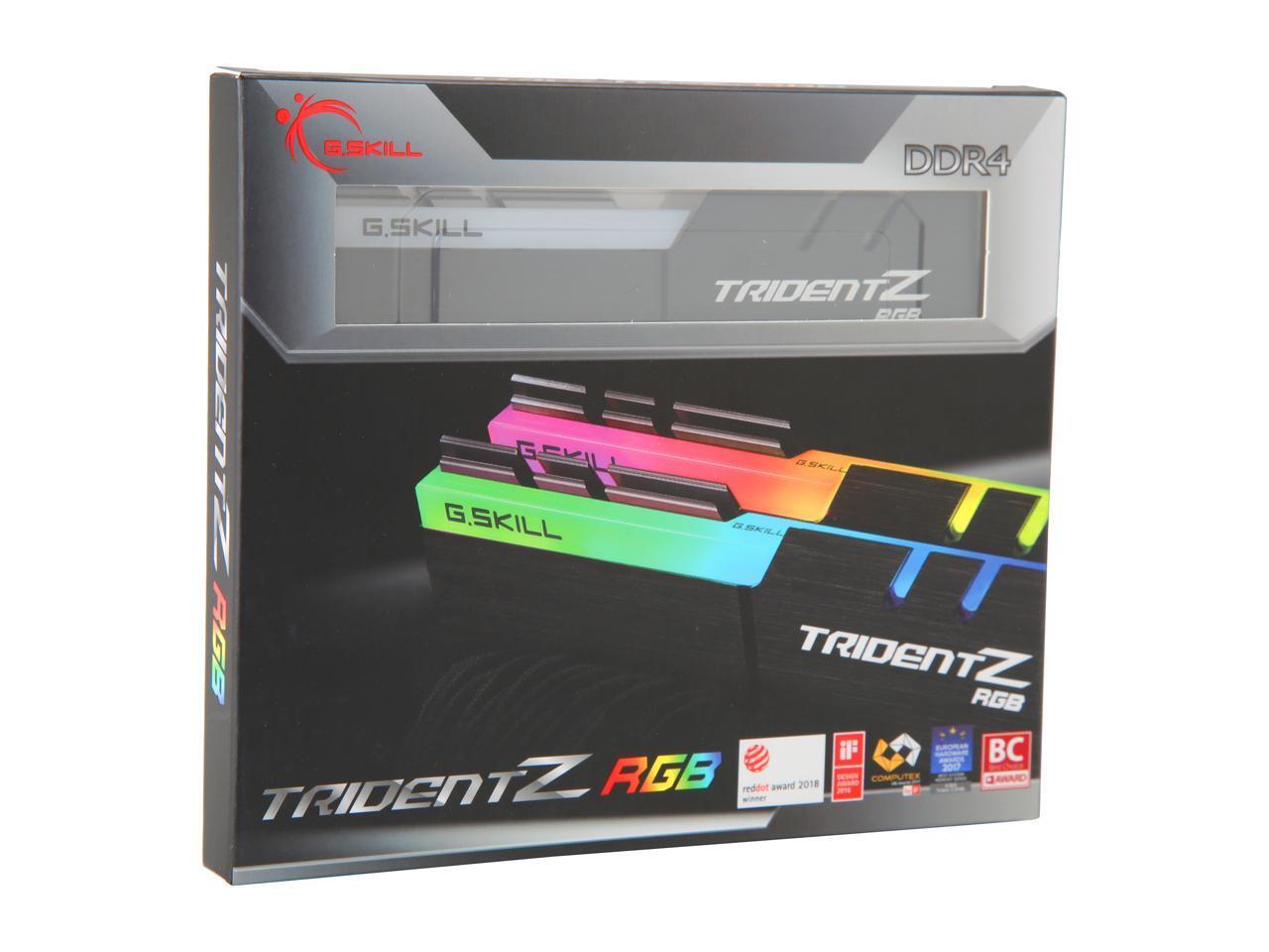 G.SKILL TridentZ RGB Series 32GB (2 x 16GB) 288-Pin PC RAM DDR4 3200 (PC4 25600