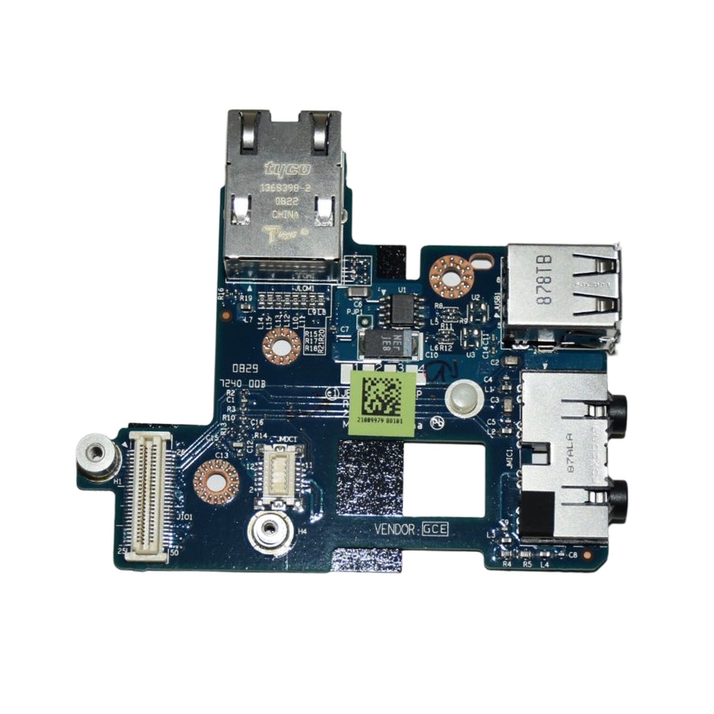 Lot X10 Dell Latitude E6400 ATG USB Ethernet Audio Board LS-3804P CN-0W946D W946