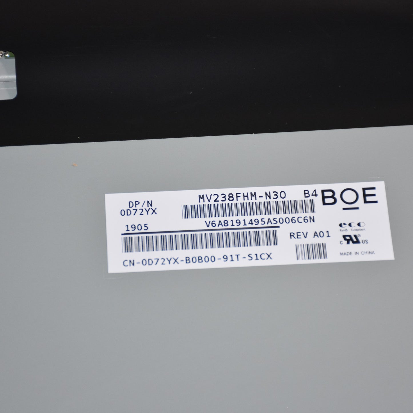 Dell Inspiron 24 3475 3477 3480 23.8 LCD Touchscreen Assembly MV238FHM-N30 XHX8P