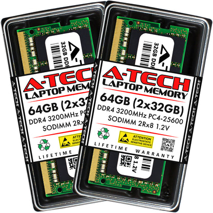64GB 2x32GB DDR4-3200 Lenovo ThinkPad L15 Gen 1 AMD L15 Gen 2 AMD Memory RAM
