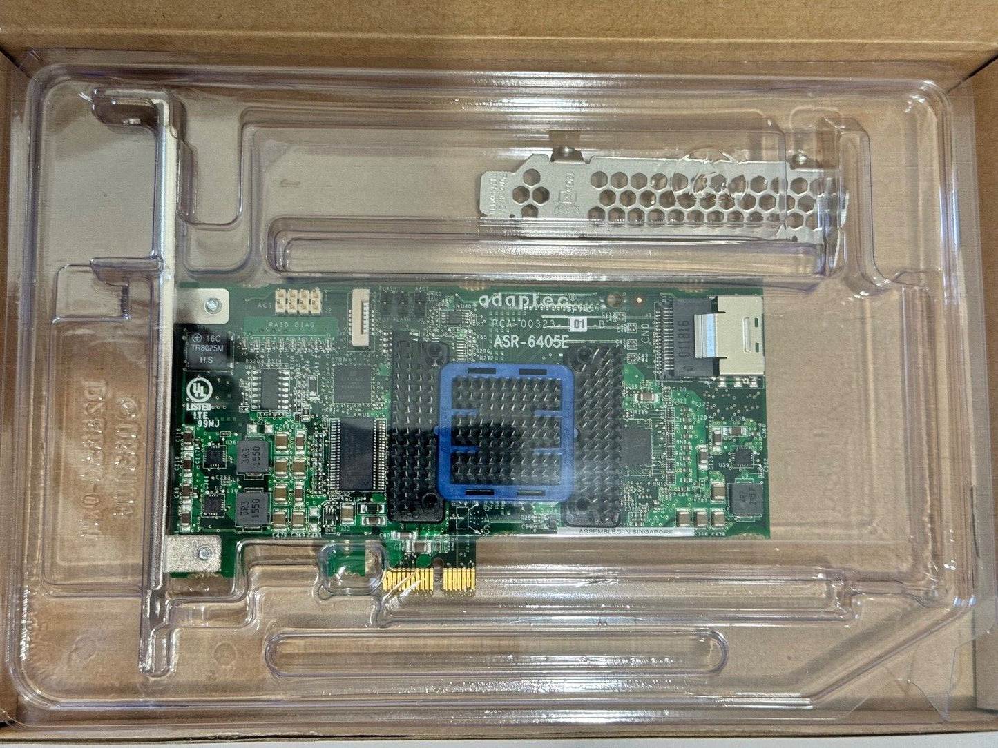 Adaptec ASR-6405E 4-Port 128MB 6GB/S SATA/SAS PCI-Express RAID Controller (NOT FOR HOME PC)