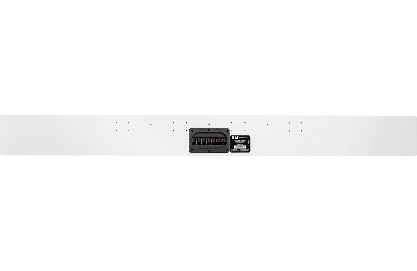 Elac Muro MSB41L Passive 3-Channel Home Theater Soundbar MS-SB41L-BK (White, Eac